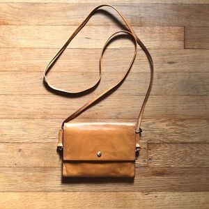 Leather crossbody purse